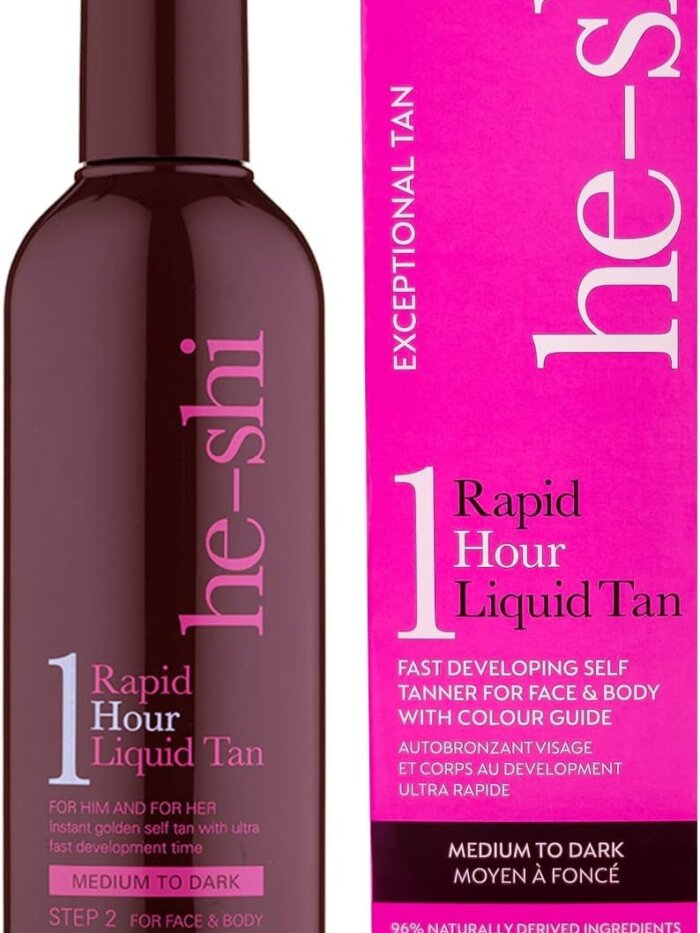 He-Shi Rapid 1 Hour Liquid Tan 150ml