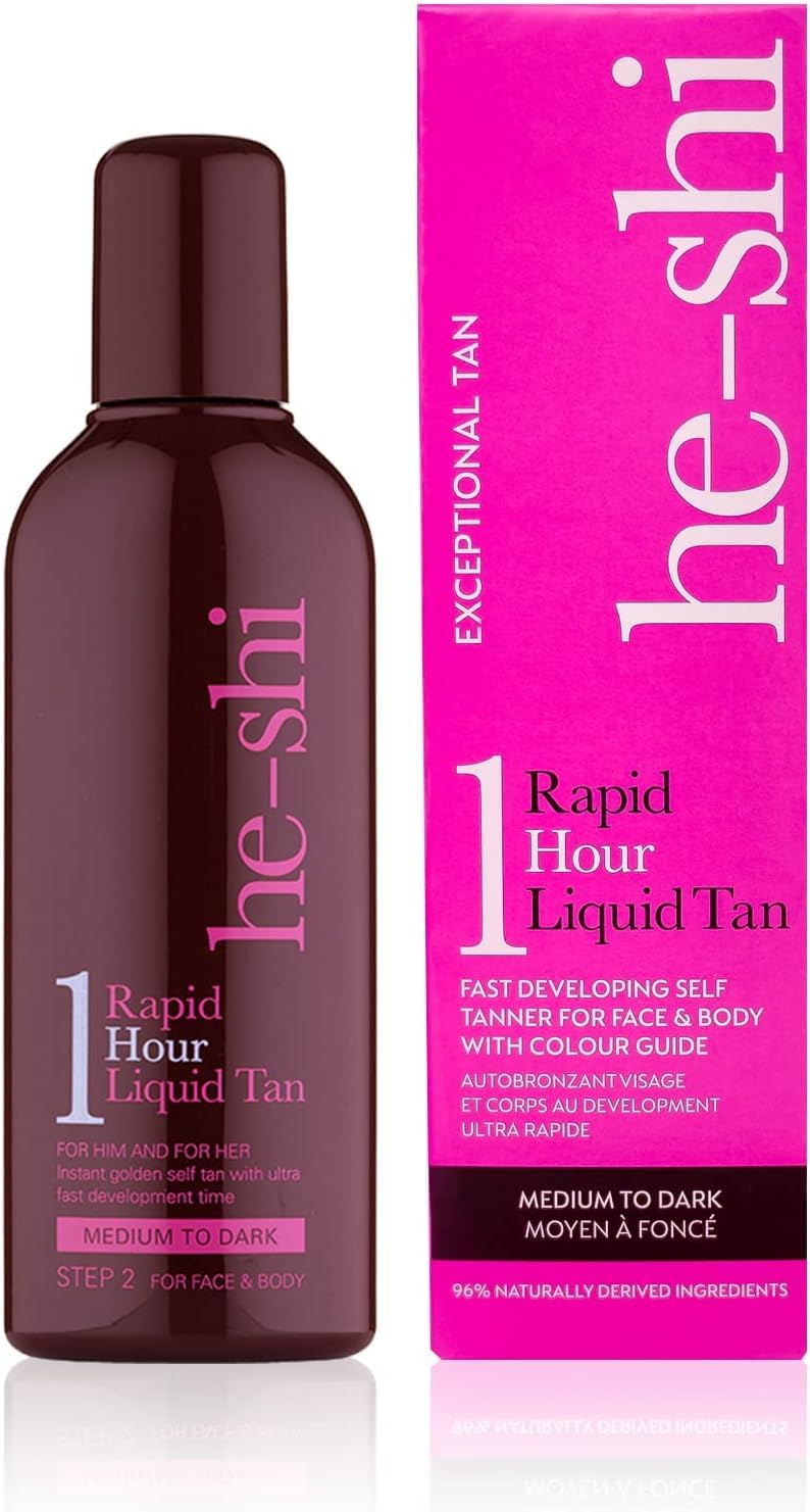 He-Shi Rapid 1 Hour Liquid Tan 150ml