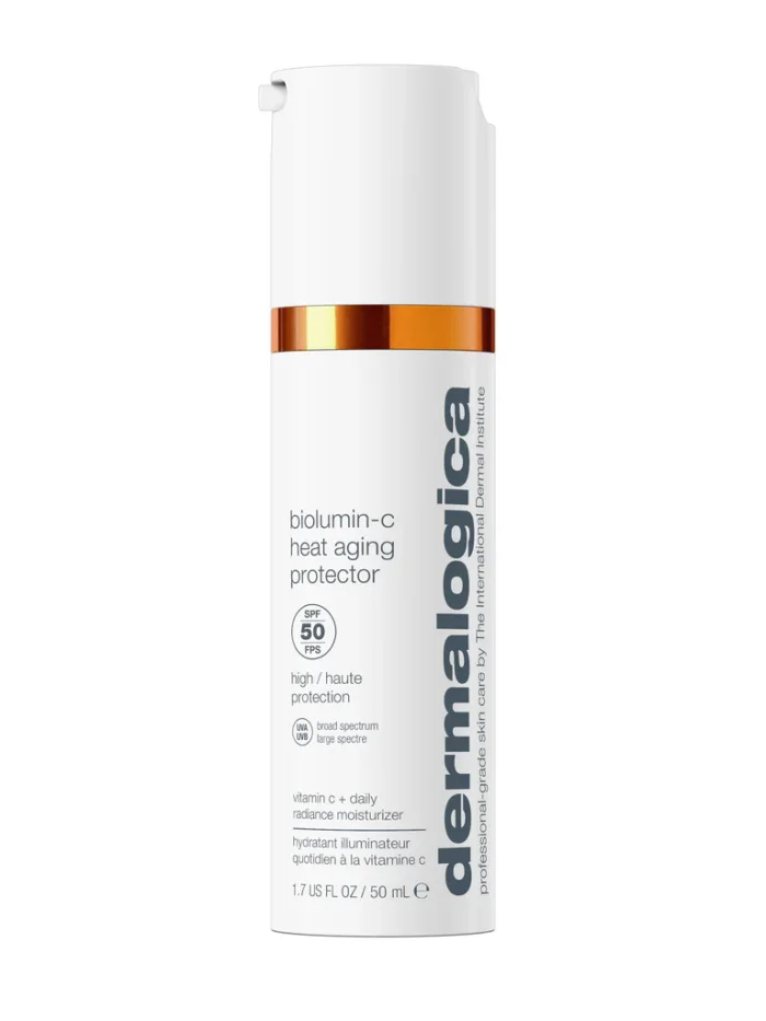 biolumin-c heat aging protector spf50 vitamin-c + daily radiance moisturizer