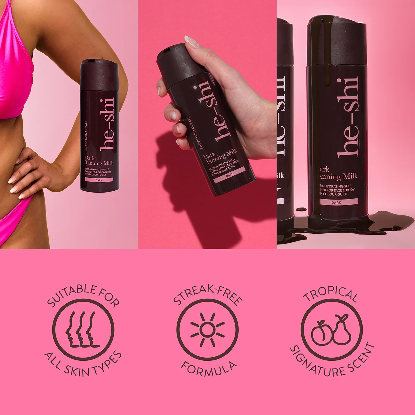 Tanning Milk Dark 200ml - Image 3