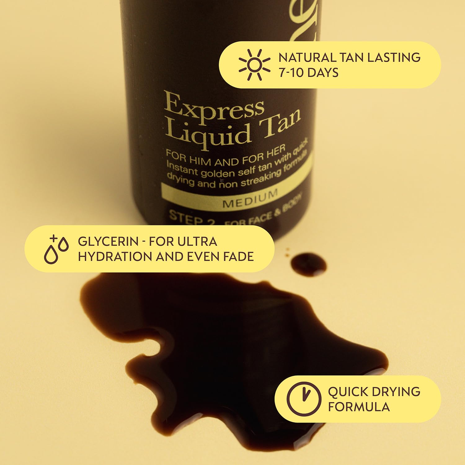 Express Liquid Tan 150ml - Image 3
