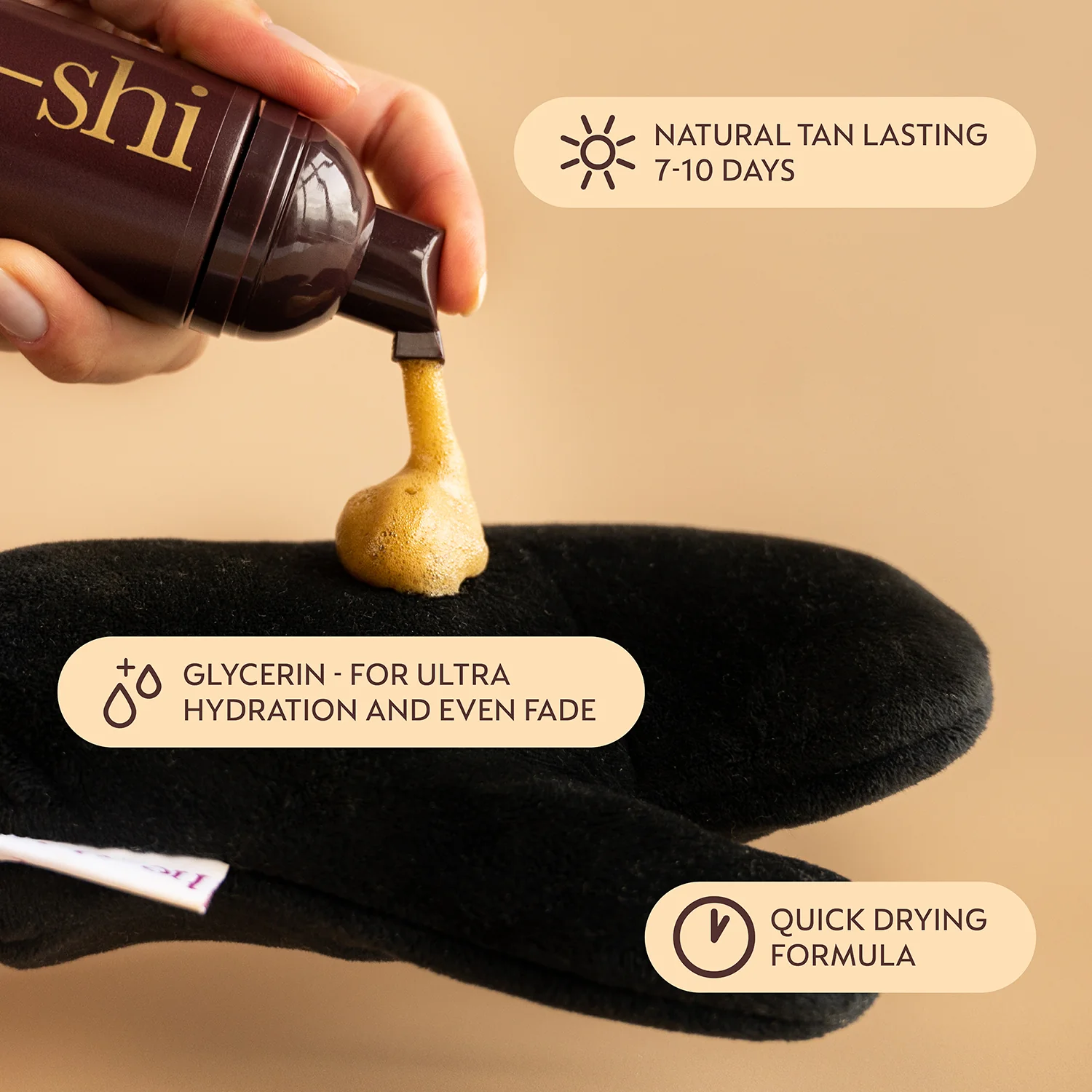 Gold Foaming Mousse Medium 150ml - Image 3